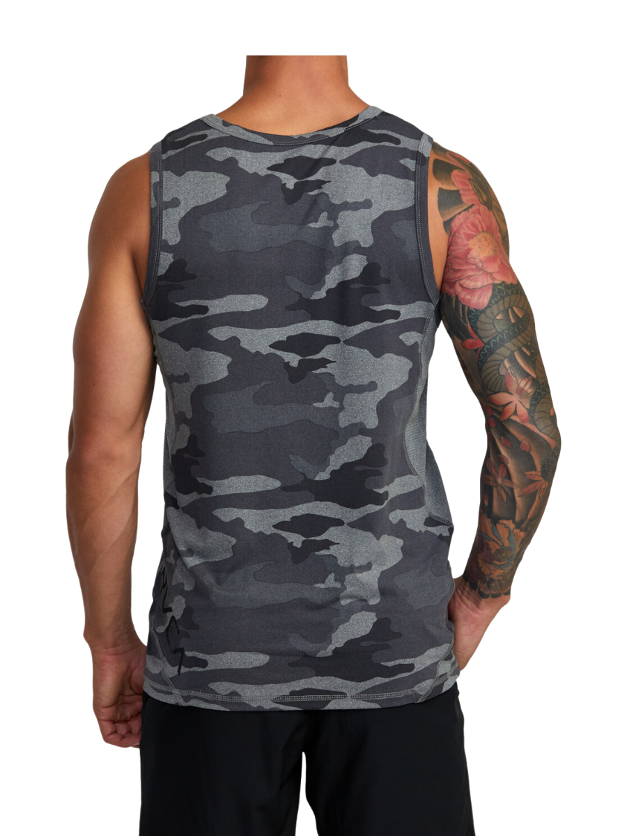 RVCA Sport Vent SL Tank Top - Camo | Collection_Zalando | Men's short sleeve t-shirts | Men's T-shirts | surfdevils.com