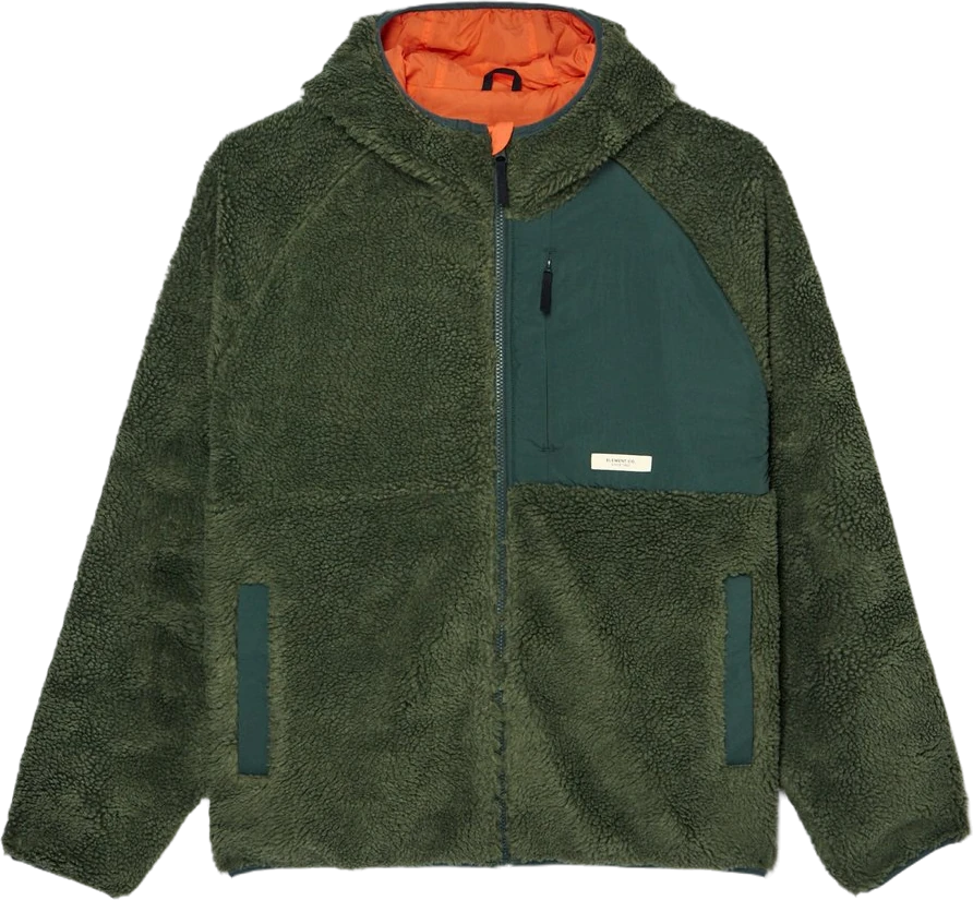 Element Wolfe Sherpa Sudadera reversible con capucha sudadera hombre detail 2 | Verde