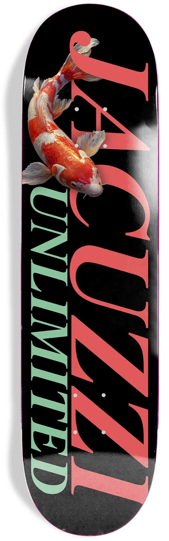 Jacuzzi Skateboards Jacuzzi Koi Logo EX7 Tabla de Skate 8.25" tablas de monopatín | Black
