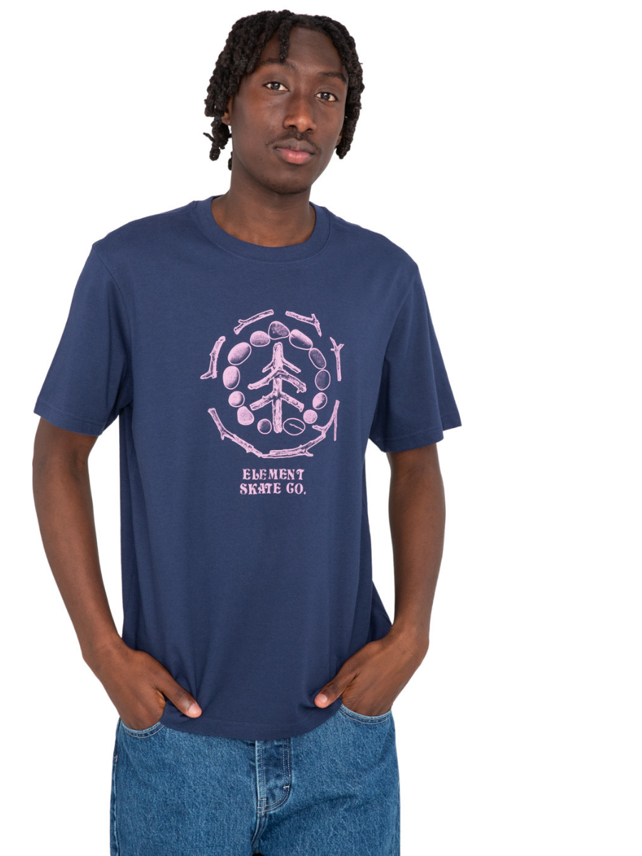 Camiseta de manga curta Element Skateboards Findings - Academia Naval