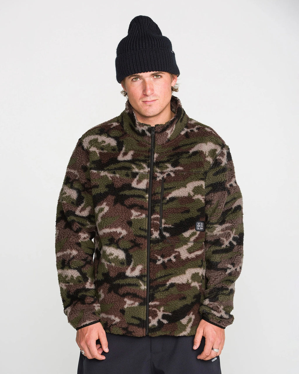 Volcom MEN'S NELSON SHERPA FULL ZIP sudadera hombre detail 3 | Camoflauge