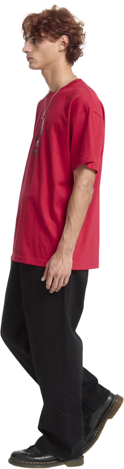 Volcom J.J. Villard 3 camiseta manga corta hombre detail 5 | Lifeguard Red