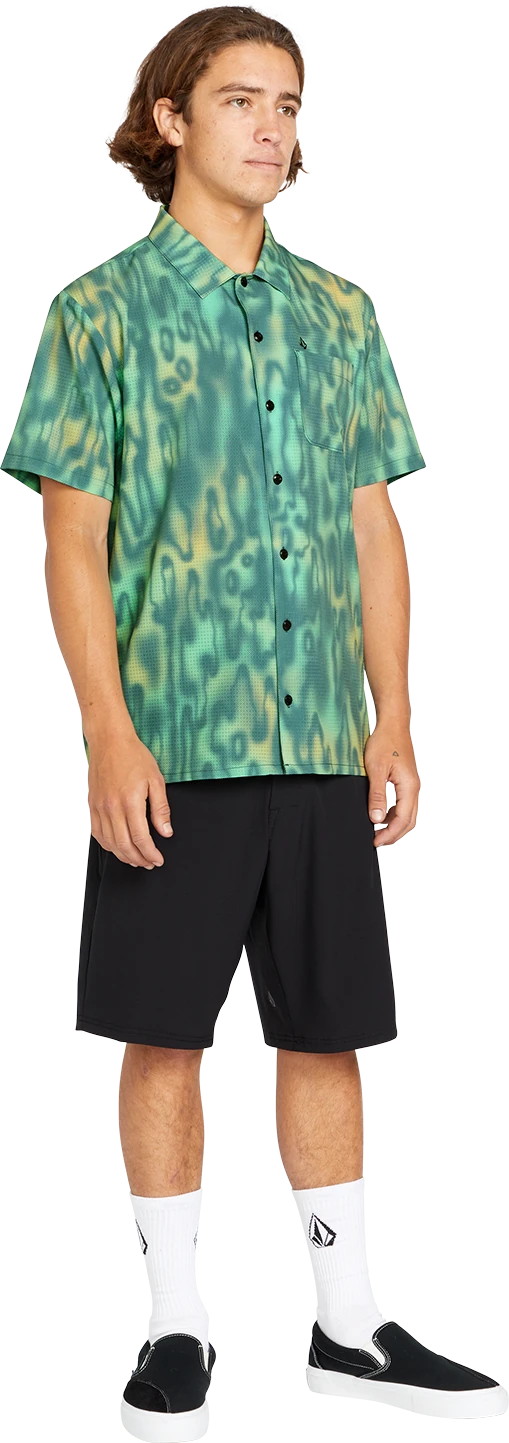 Volcom Frickin Cross Shred 20 hybrid short hombre detail 3 | Black