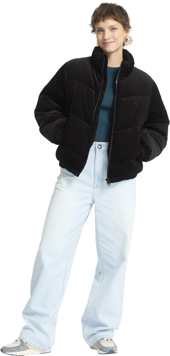 Volcom CORD'N STONE PUFF JACKET chaquetas y abrigos mujer detail 10 | Black