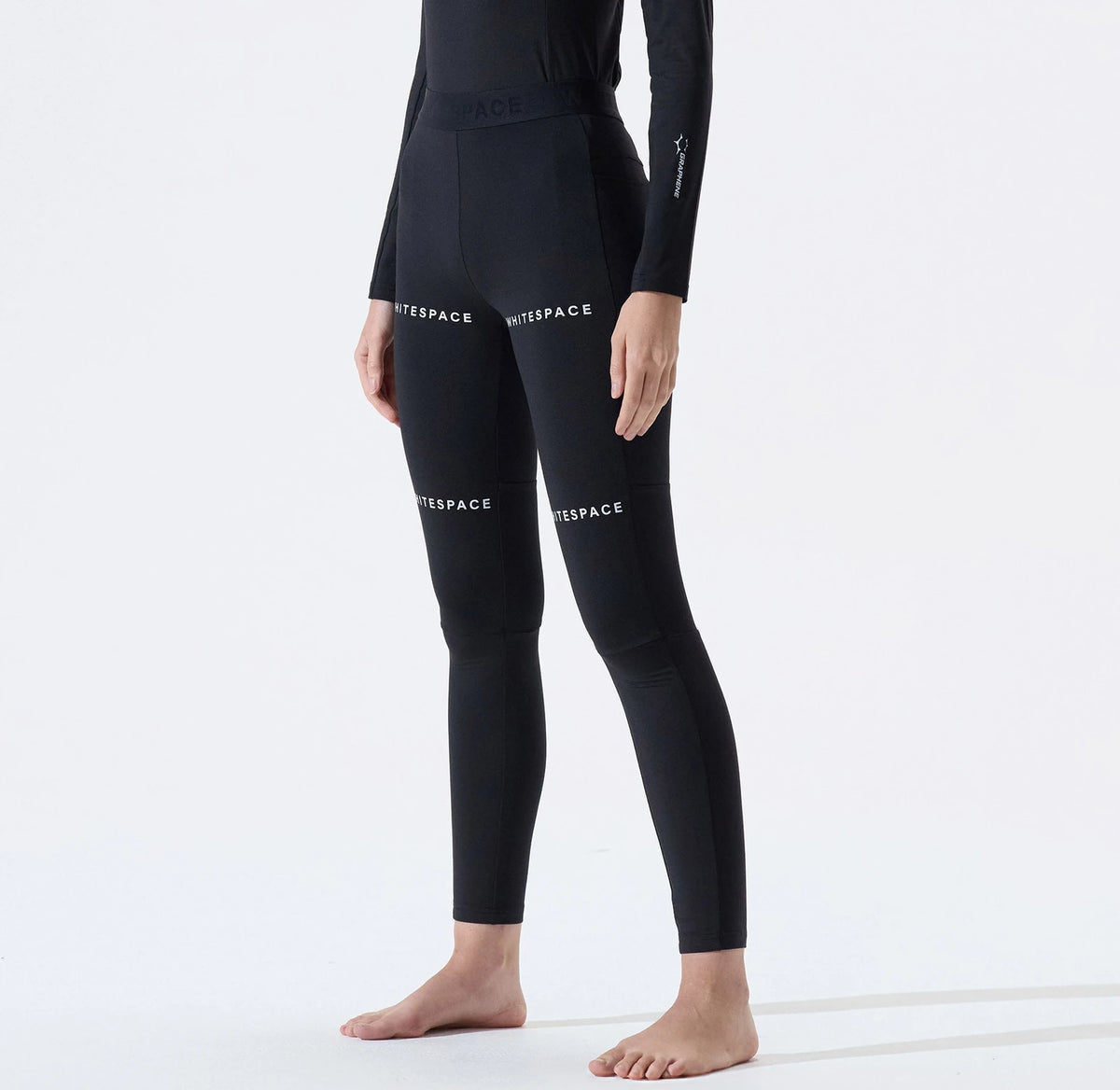 Whitespace GRAPHENE BASE PANT ropa interior térmica mujer detail 1 | Black Onyx