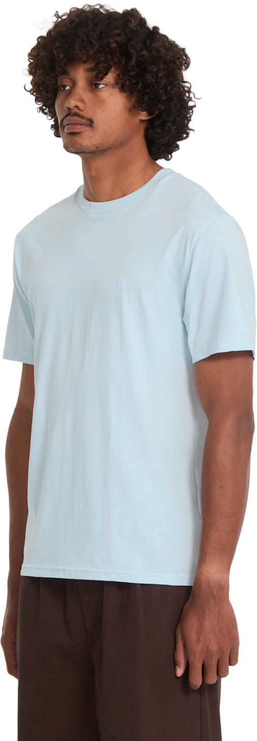 Volcom STONE BLANKS BSC SST camiseta manga corta hombre detail 2 | Light Blue Acid