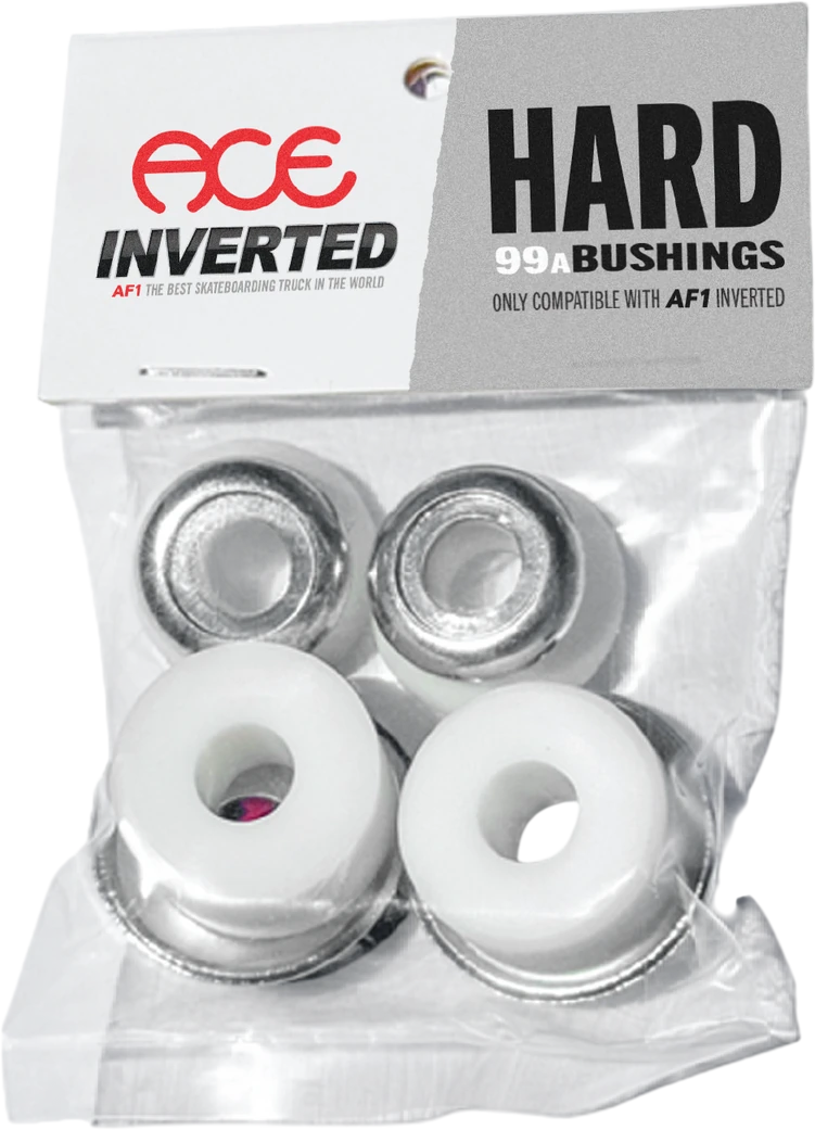Ace Ace Inverted Bushings - Hard 94A gomas de skate | White