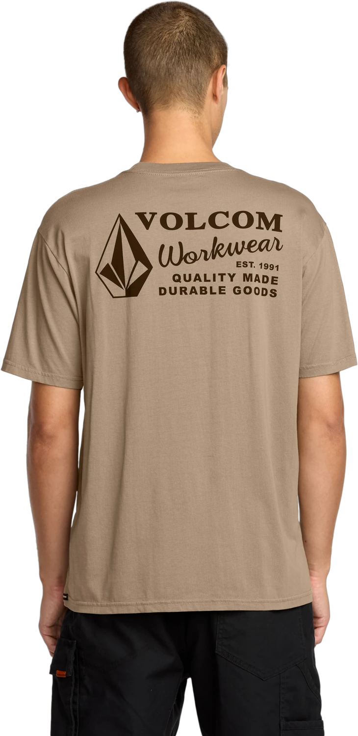 Volcom Workwear camiseta manga corta hombre detail 1 | Brindle