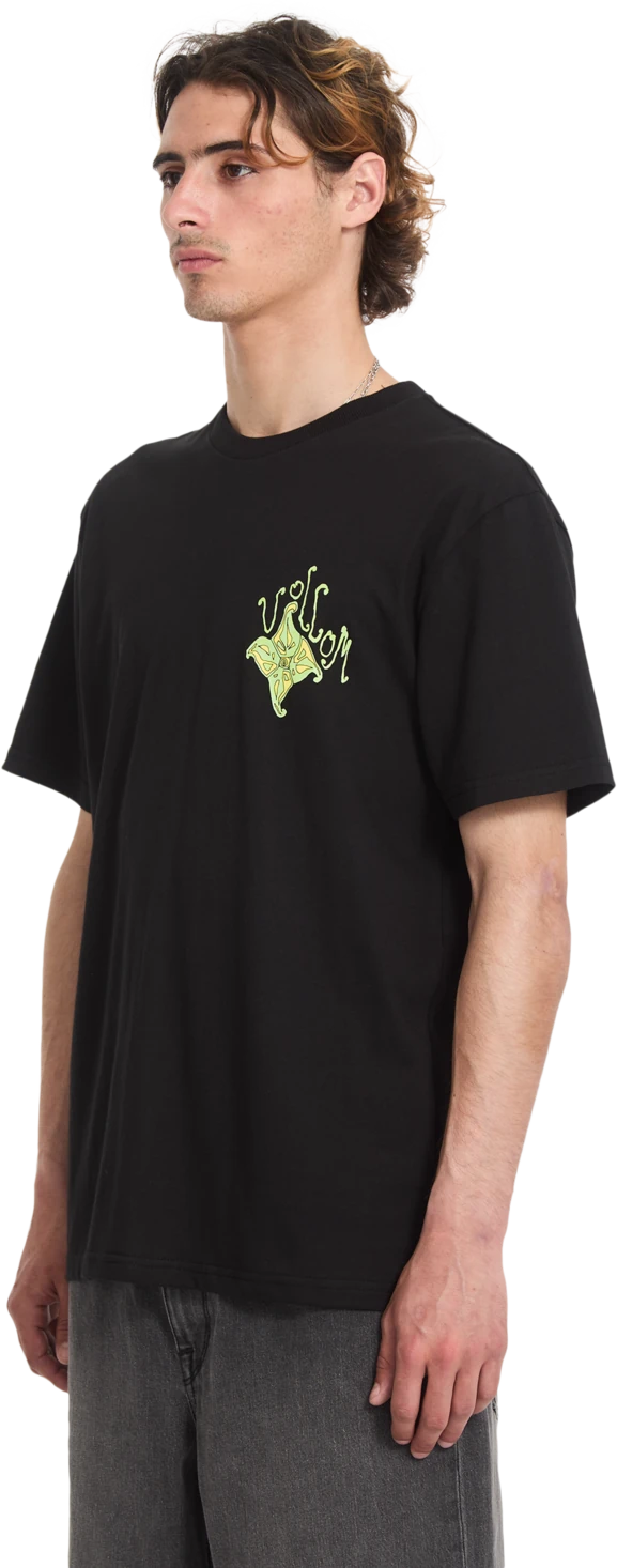 Volcom FISHYSTAR SST camiseta manga corta hombre detail 2 | Black