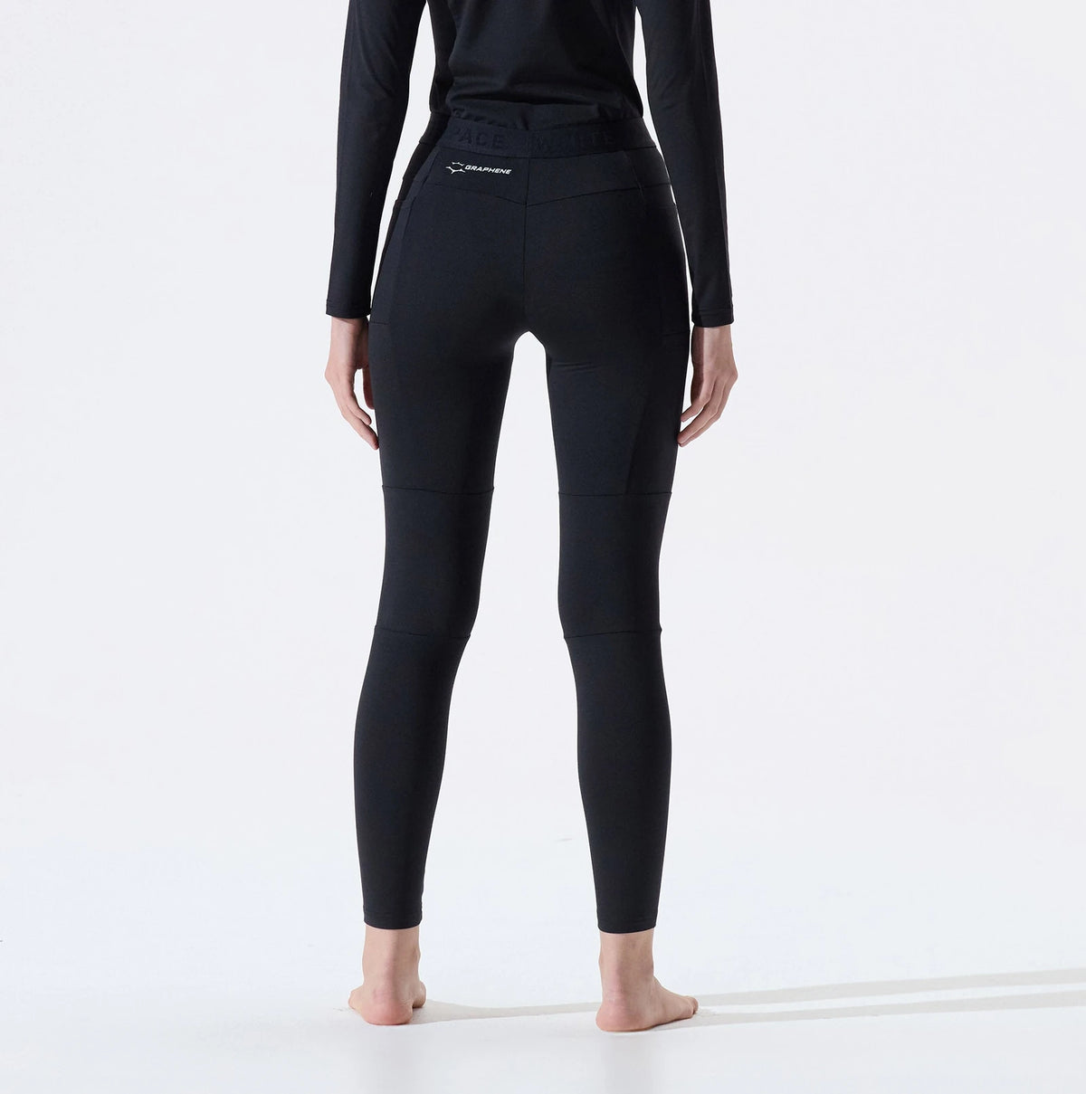 Whitespace GRAPHENE BASE PANT ropa interior térmica mujer detail 3 | Black Onyx