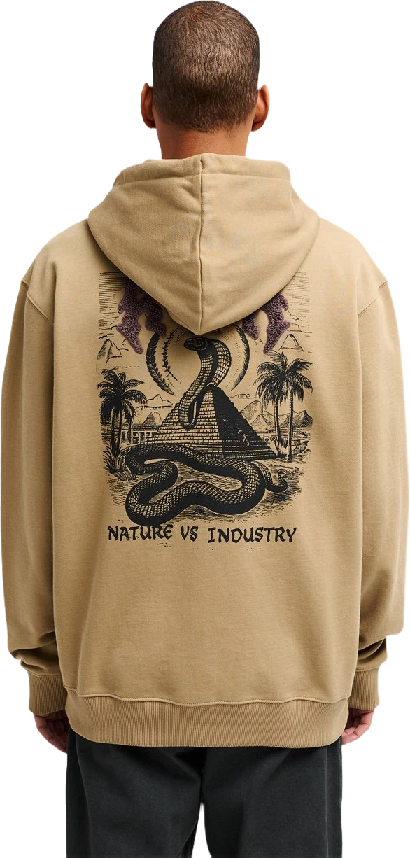 Rvca Cobra Emire Sudadera con capucha y cremallera sudadera hombre detail 1 | Marrón
