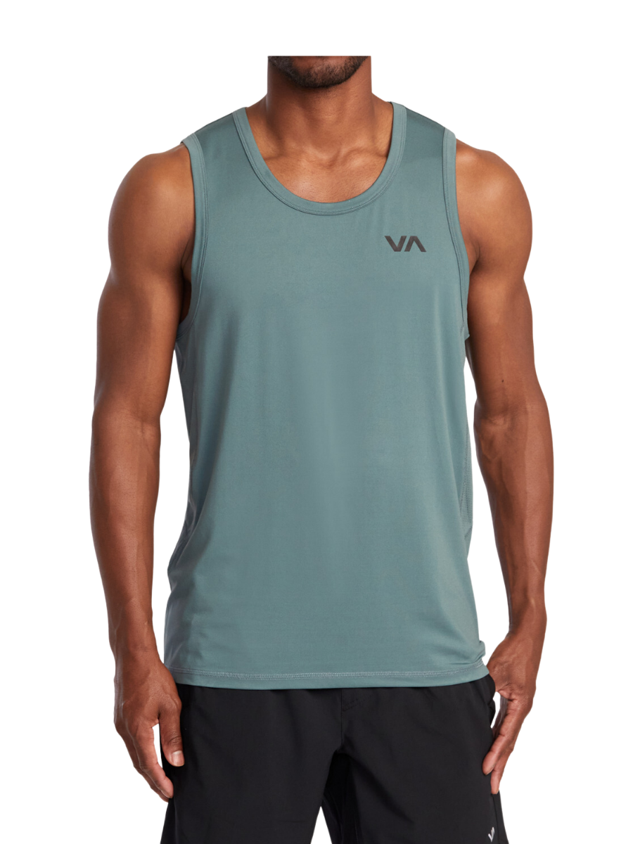 RVCA Sport Vent SL Tank Top - Pine Gray