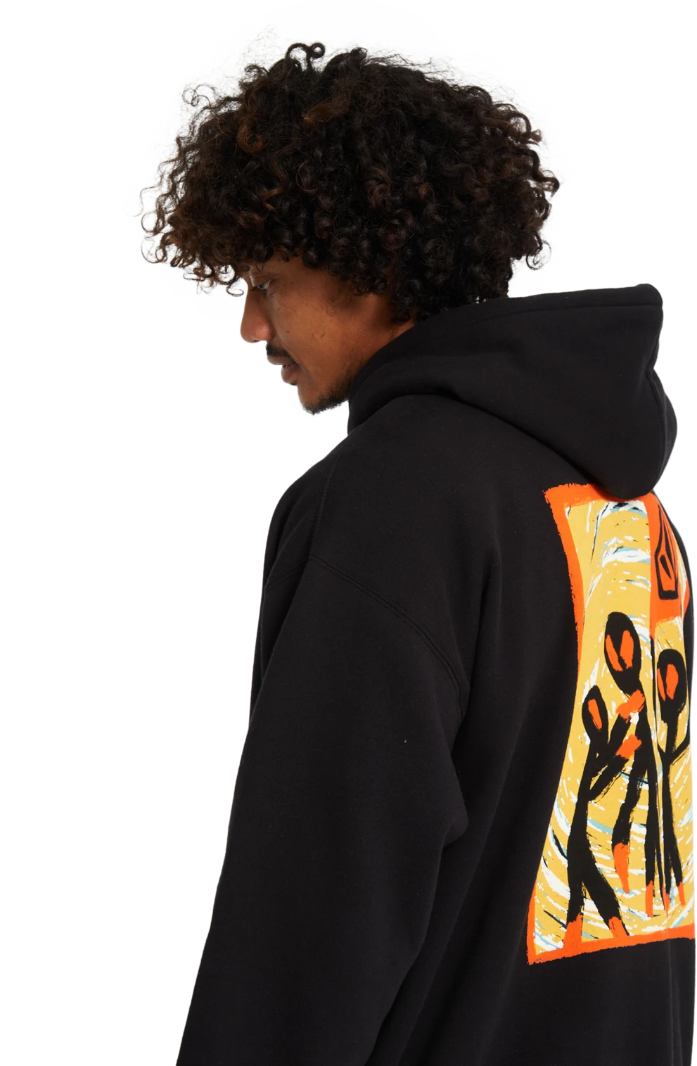 Volcom GONYVADERS PO sudadera con capucha hombre detail 6 | Black