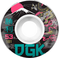 DGK DGK 53mm 101A Eternal ruedas del monopatín | White