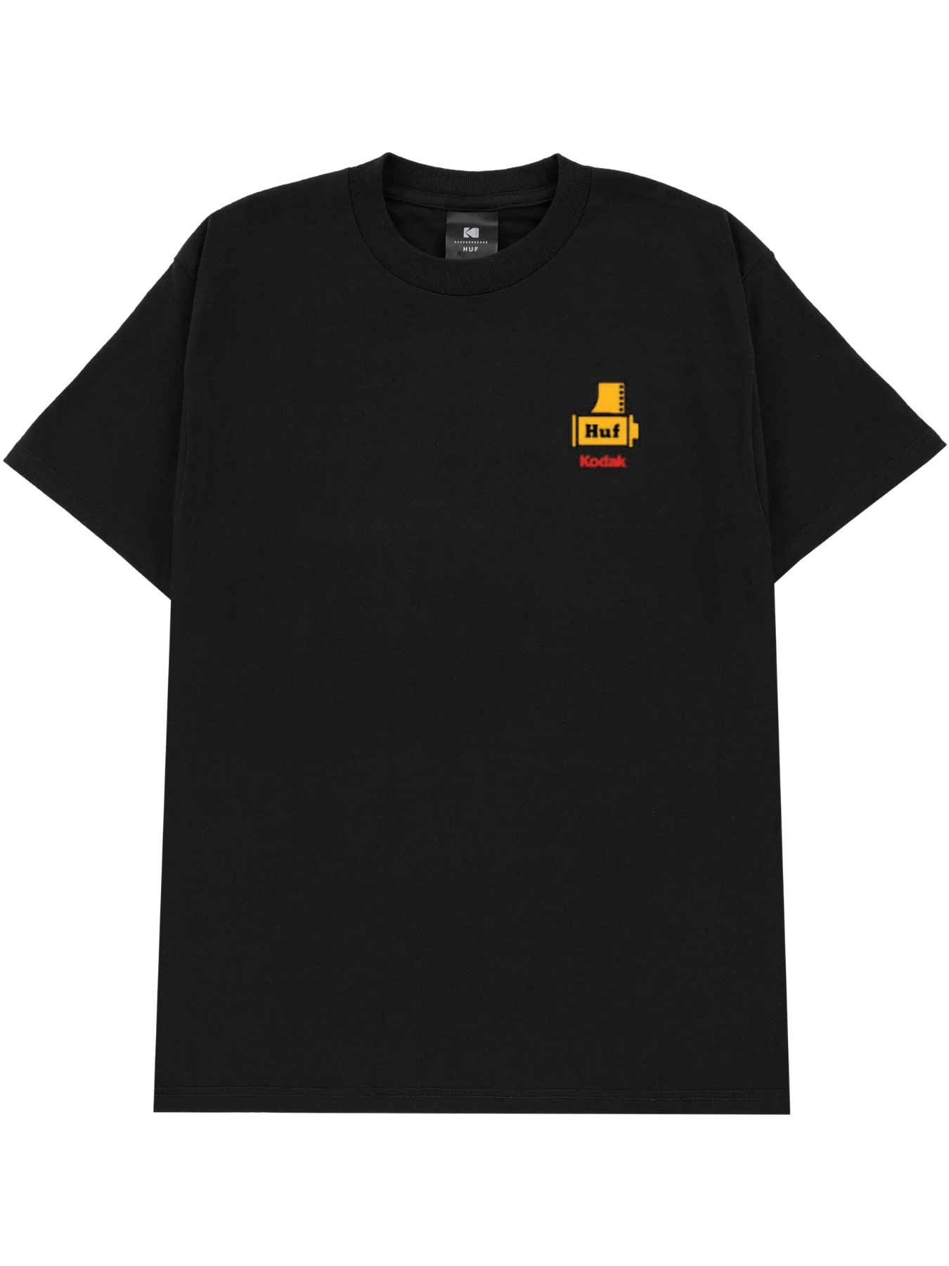 HUF x Kodak Triple Film Short Sleeve T-Shirt - Black | Best selling products | Collection_Zalando | HUF x KODAK | Men's short sleeve t-shirts | Men's T-shirts | Stock Steals | surfdevils.com