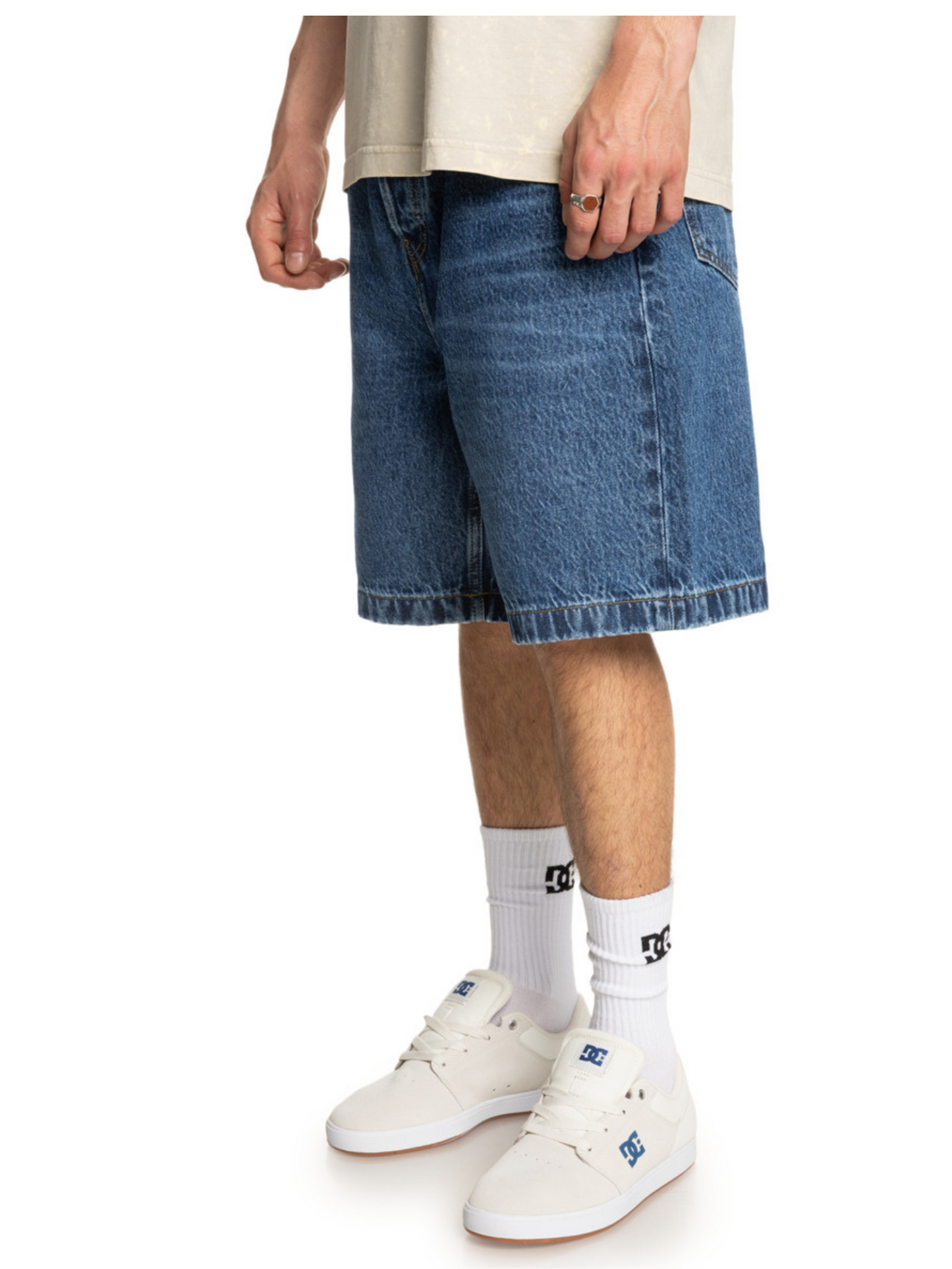 DC Shoes Worker Baggy Denim Shorts