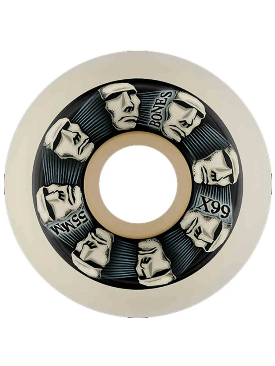 Bones Head Rush v5 Sidecut X-Formula 99A Skateboard-Räder – 55 mm