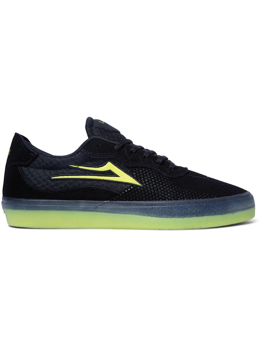 Scarpa da skate Lakai Essex - Pelle scamosciata nera 
