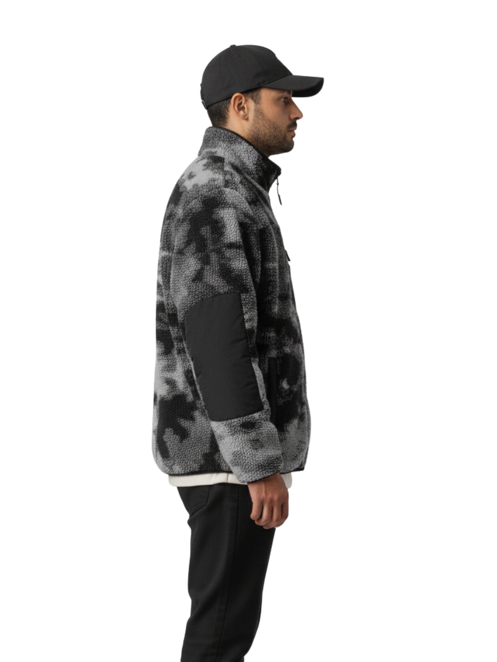 All One Brand Fleece Jacket - Camo Black