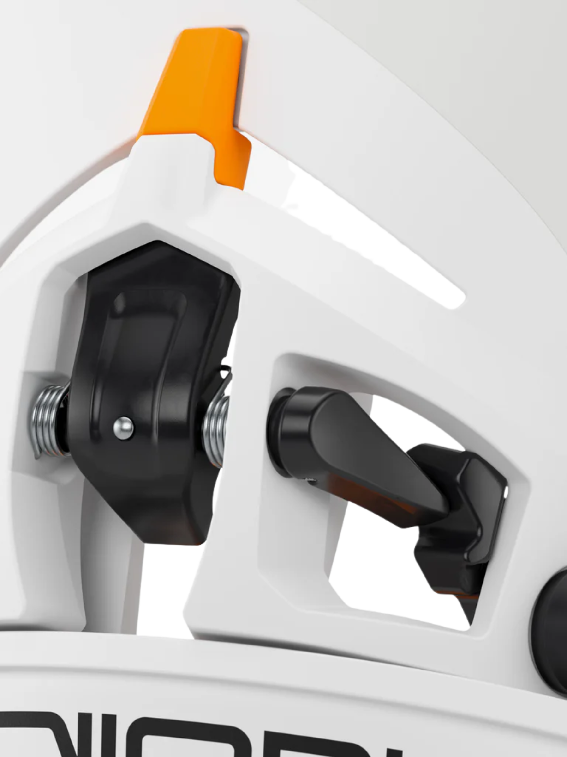 Union Atlas Step On® Men’s Snowboard Binding – White/Orange