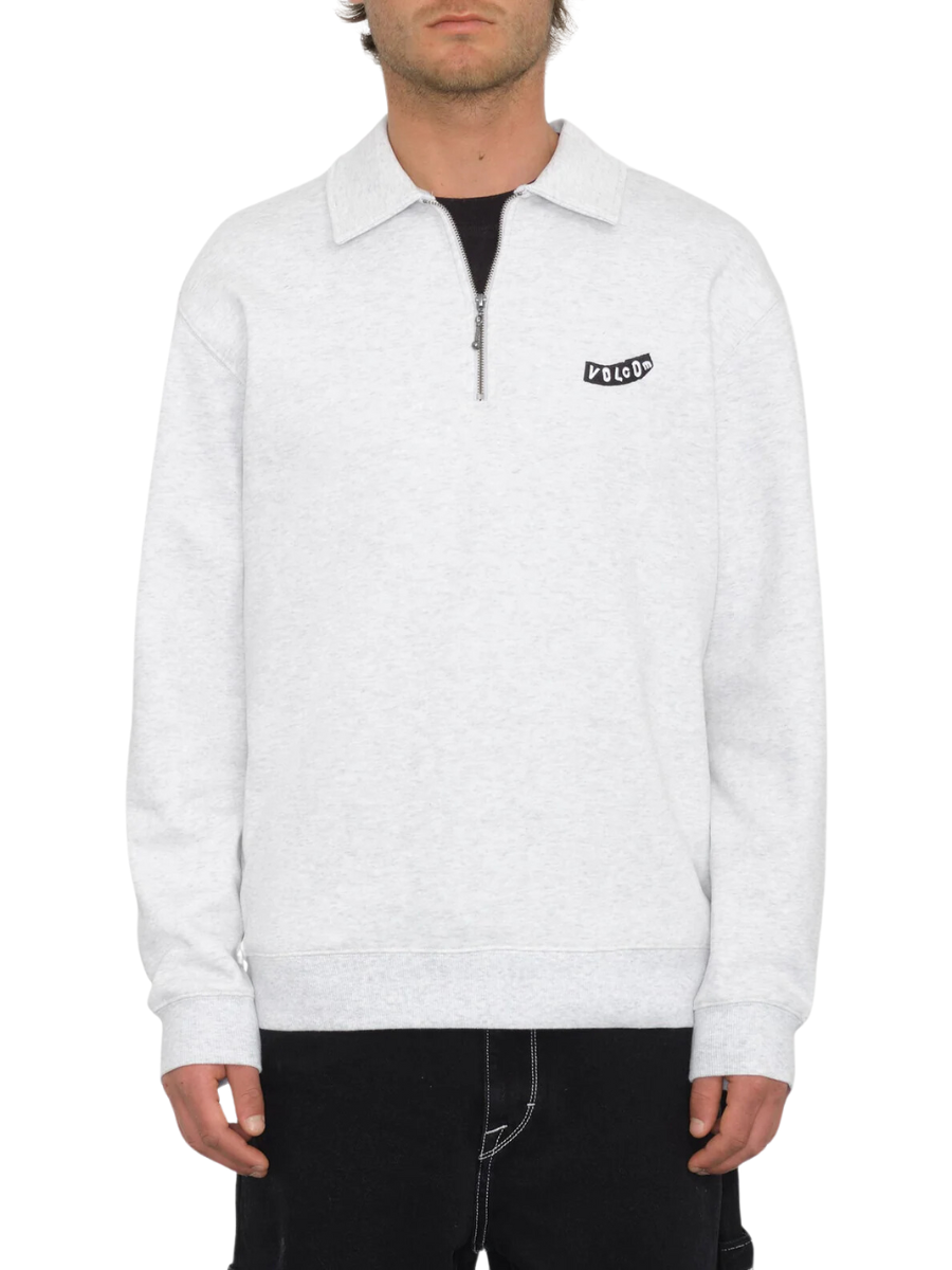 Sweat Volcom Nevermine Terry - Bone Heather