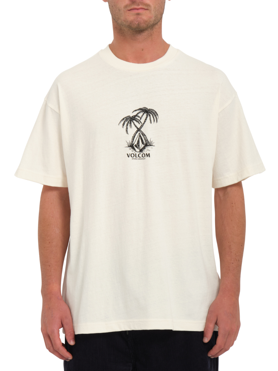 Camiseta Volcom CrossPalm - Dirty White