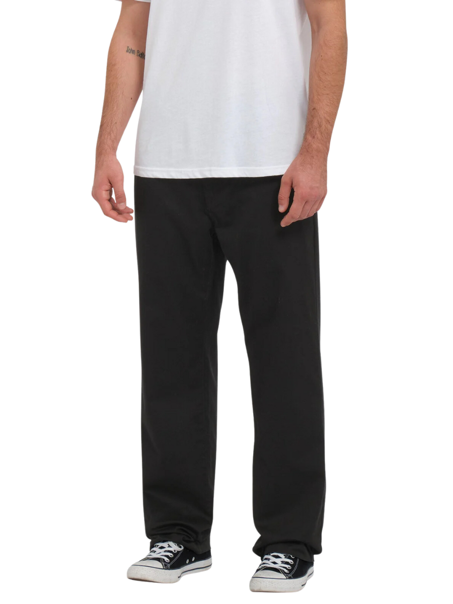 Volcom Frickin Regular Stretch Chino Pants - Black | All men's pants | Collection_Zalando | Men's chinos | Volcom Shop | surfdevils.com