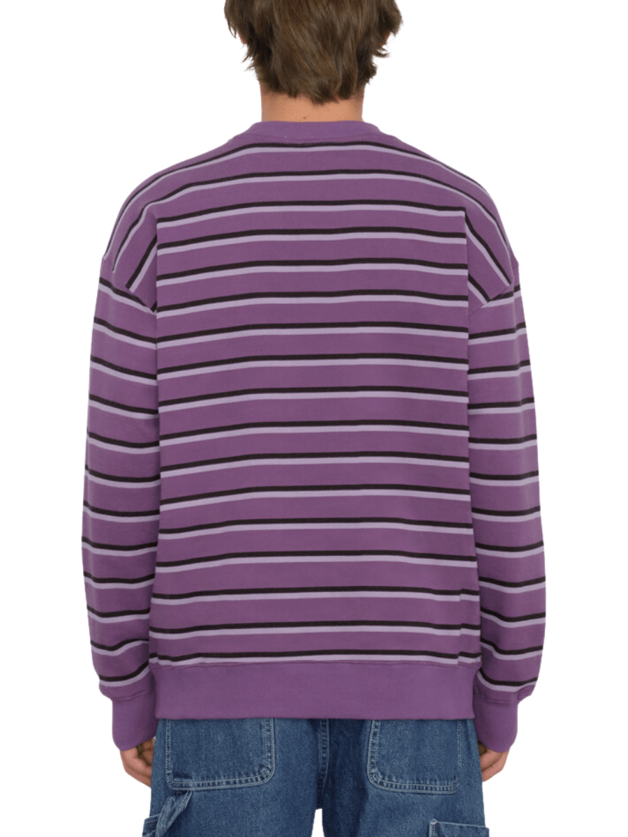 Volcom Rayeah Crew Sweatshirt - Deep Purple