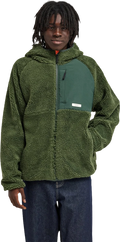 Element Wolfe Sherpa Sudadera reversible con capucha sudadera hombre | Verde