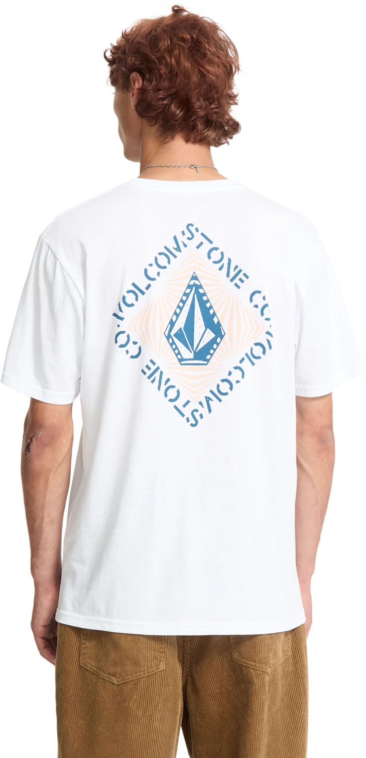 Volcom Obtical camiseta manga corta hombre detail 1 | White