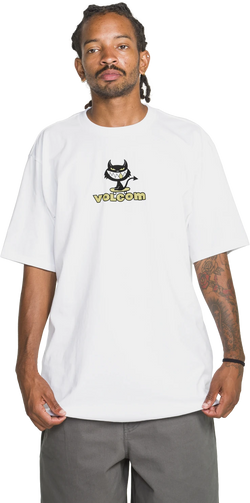 Volcom DEVILISH SST camiseta manga corta hombre | White