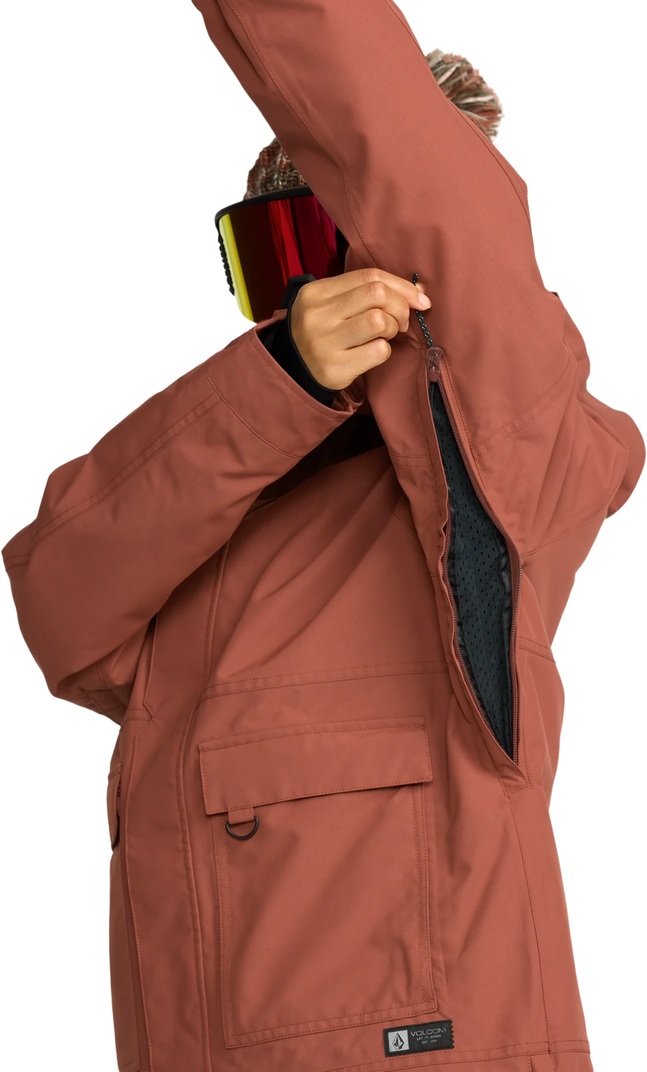 Volcom QC CRUISER INS PARKA chaquetas y abrigos mujer detail 5 | Henna