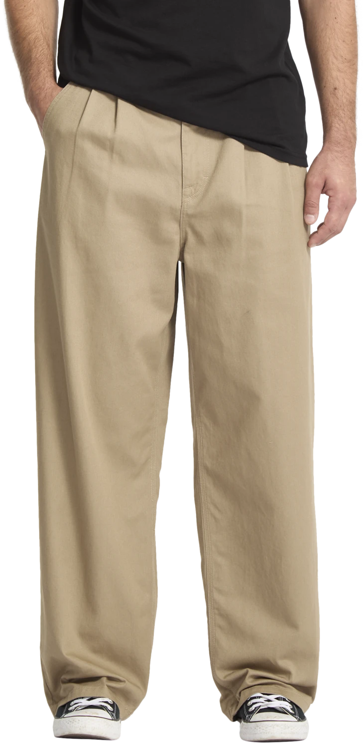 Volcom Baggos Pleat Trousers pantalón chino hombre | Khaki
