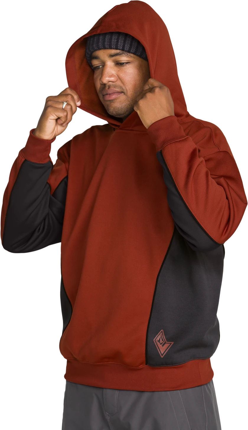 Volcom VITAL HYDRO P/O sudadera con capucha hombre detail 2 | Burnt Orange
