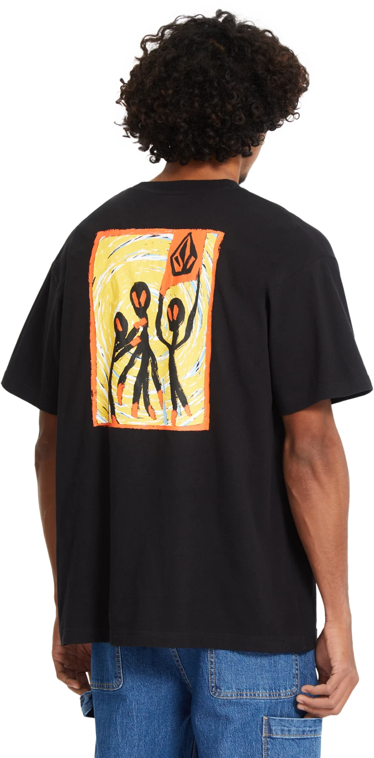 Volcom Gonyvaders Lse camiseta manga corta hombre detail 1 | BLACK