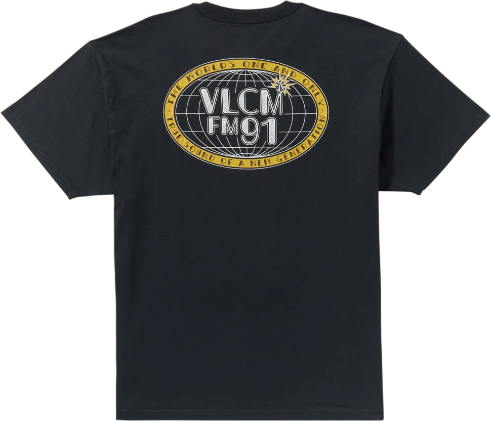 Volcom Tune In camiseta manga corta hombre detail 6 | Antique Black