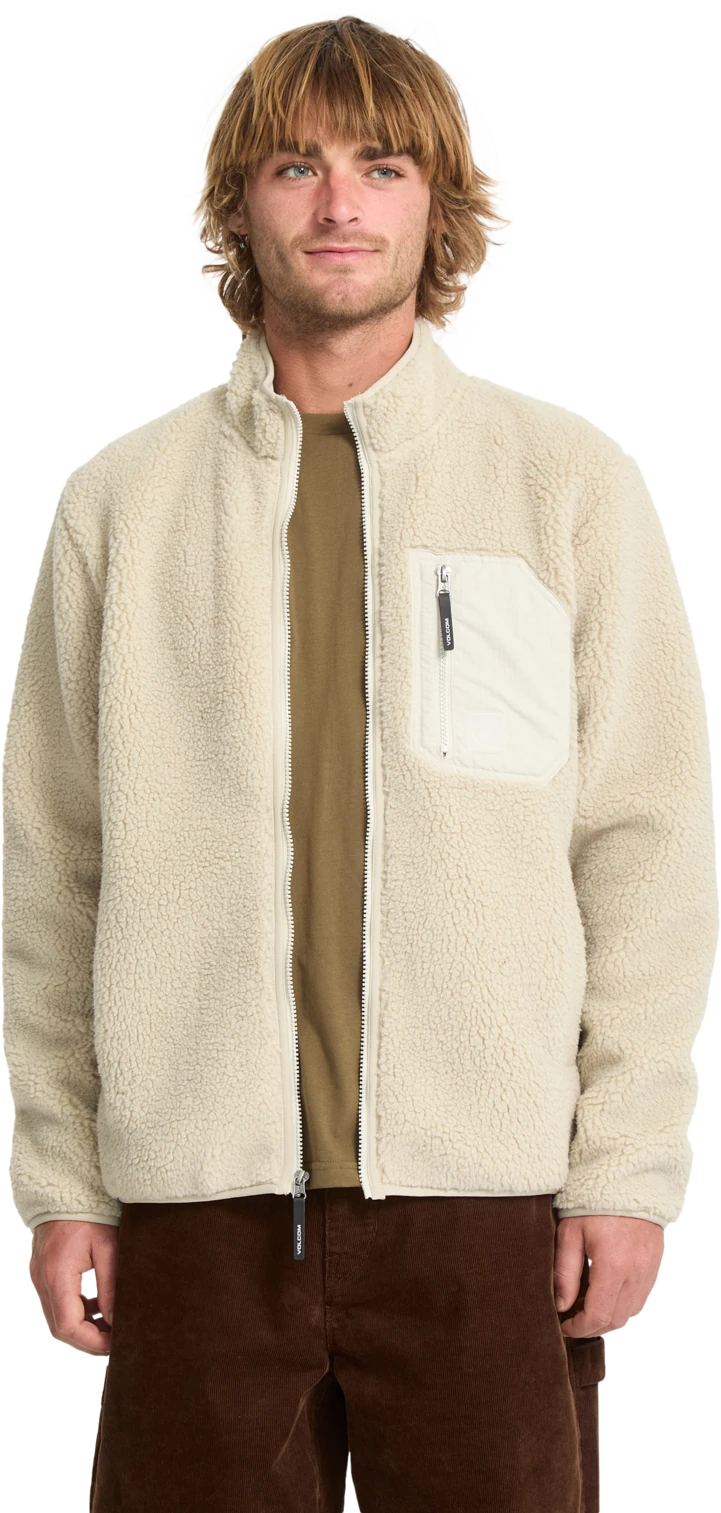 Volcom Muzzer Fuzzar sudadera con cremallera hombre | Stone