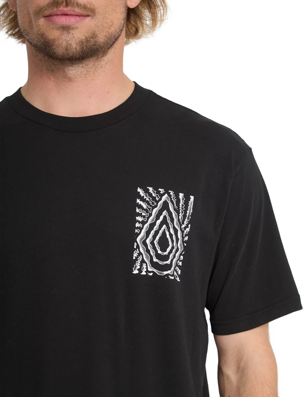 Volcom RADIATON SST camiseta manga corta hombre detail 3 | Black