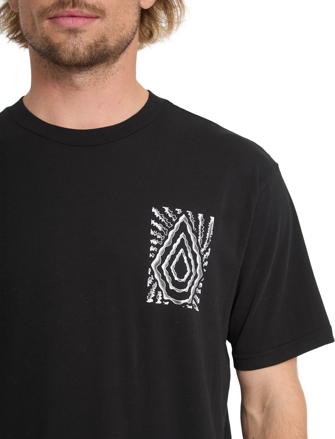 Volcom RADIATON SST camiseta manga corta hombre detail 3 | Black
