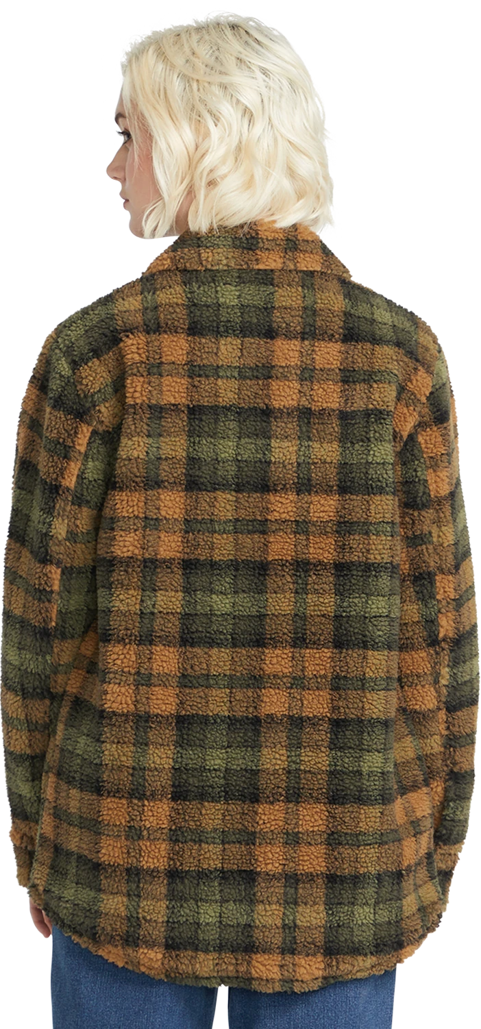 Volcom SILENT SHERPA JACKET chaquetas y abrigos mujer detail 1 | Bronze