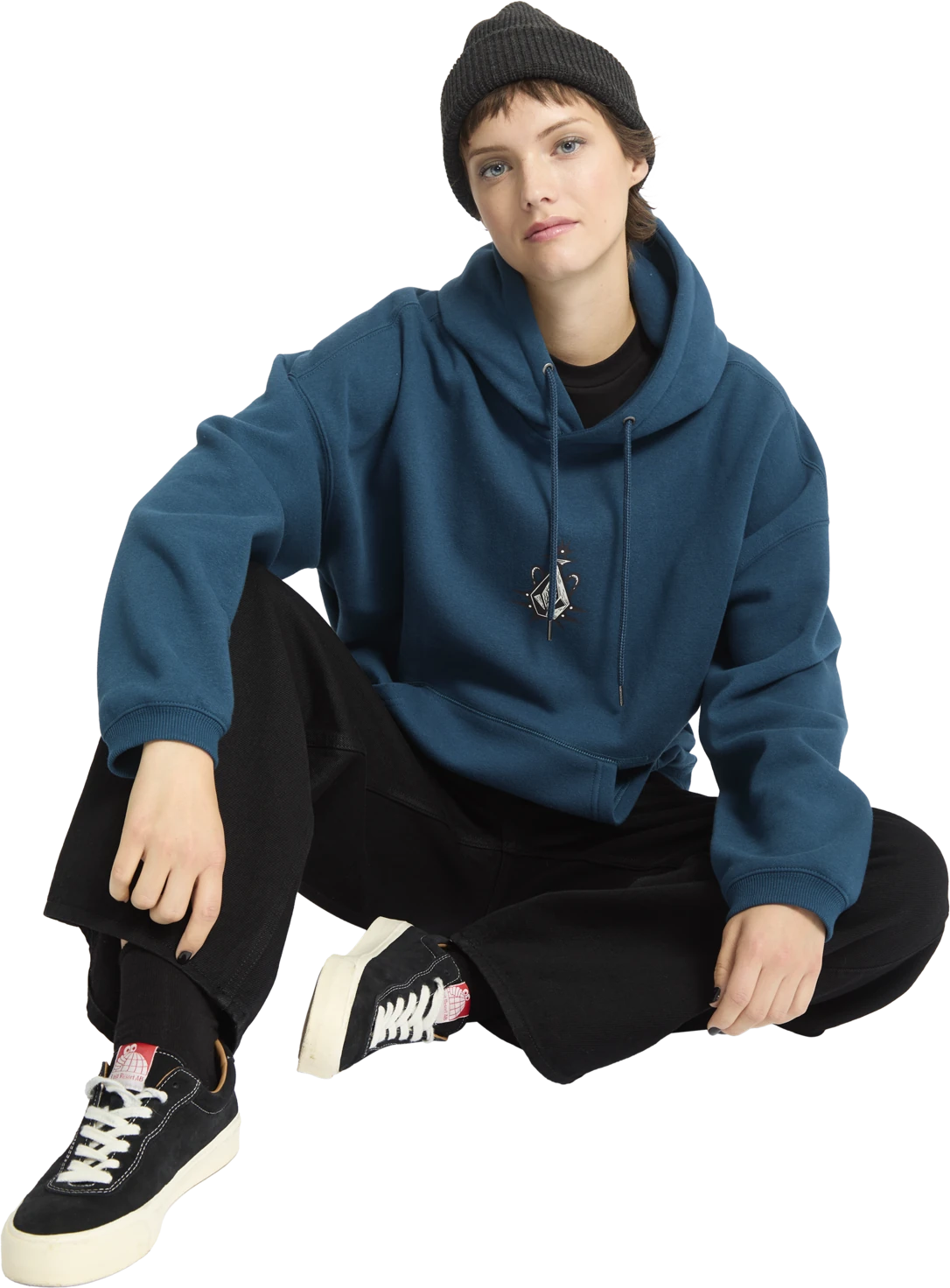 Volcom FA Vaderetro sudadera con capucha mujer detail 6 | Emerald Green