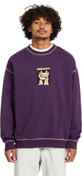Volcom PODCOL CREW sudadera hombre | Grape Royale