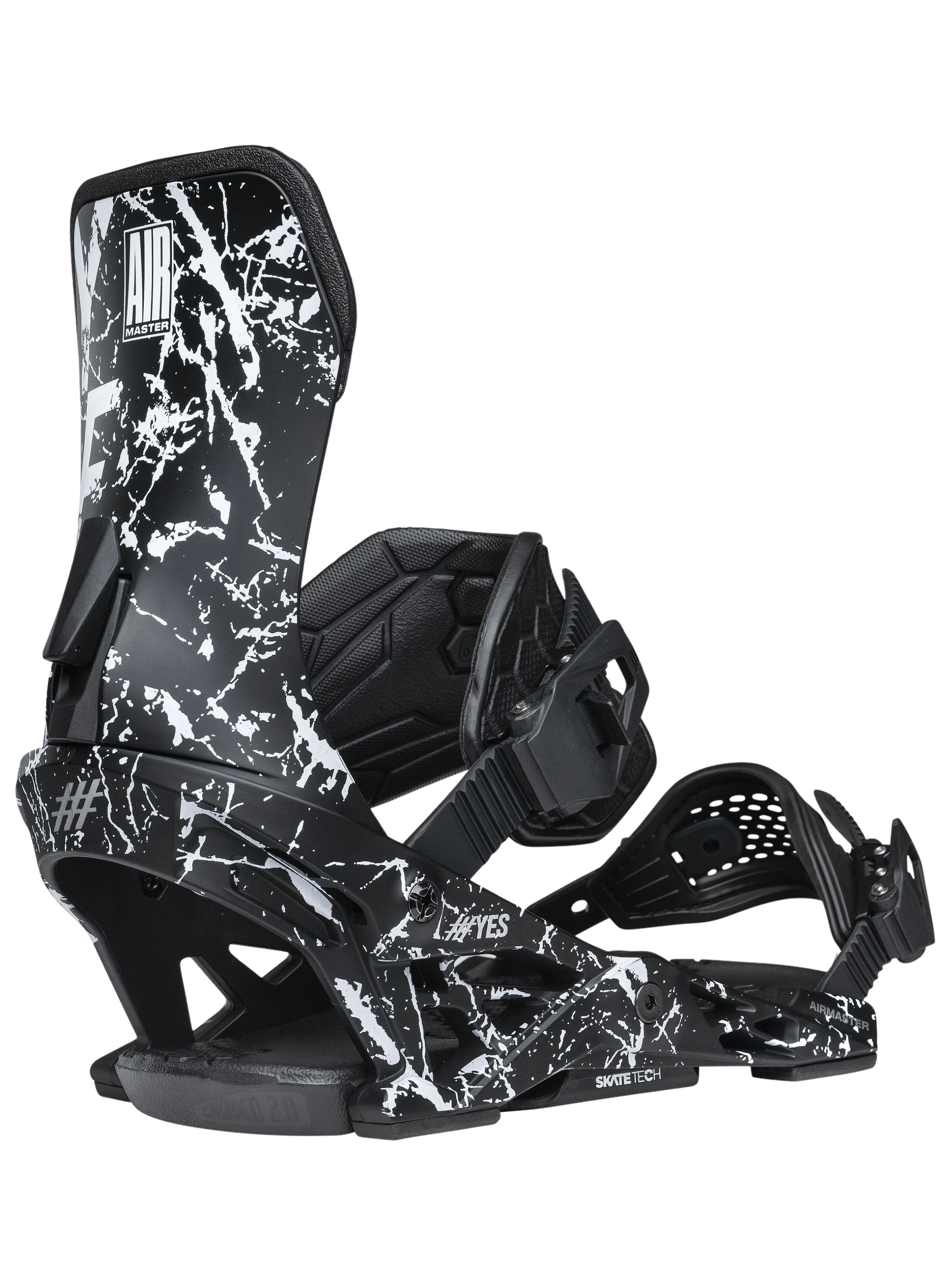 Fixations Snowboard Yes Airmaster 2026 | Splatter White