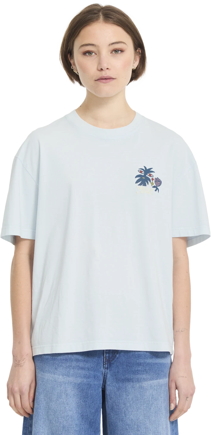 Volcom FA BRUNO LUCAS 2 TEE camiseta manga corta mujer | LIGHT BLUE ACID