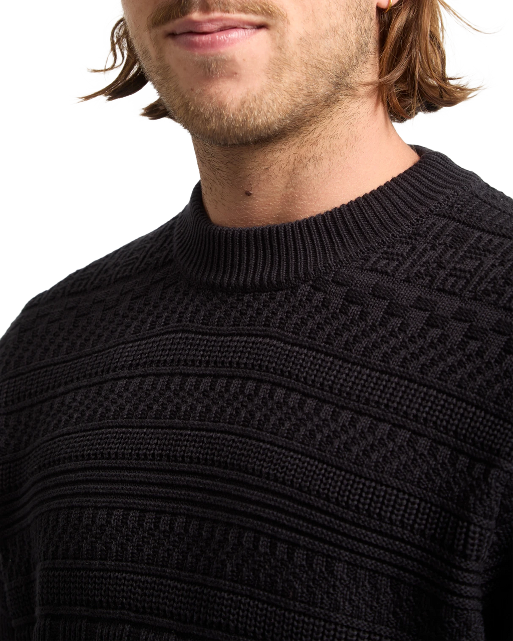 Volcom Dreamdeker jersey hombre detail 2 | Black