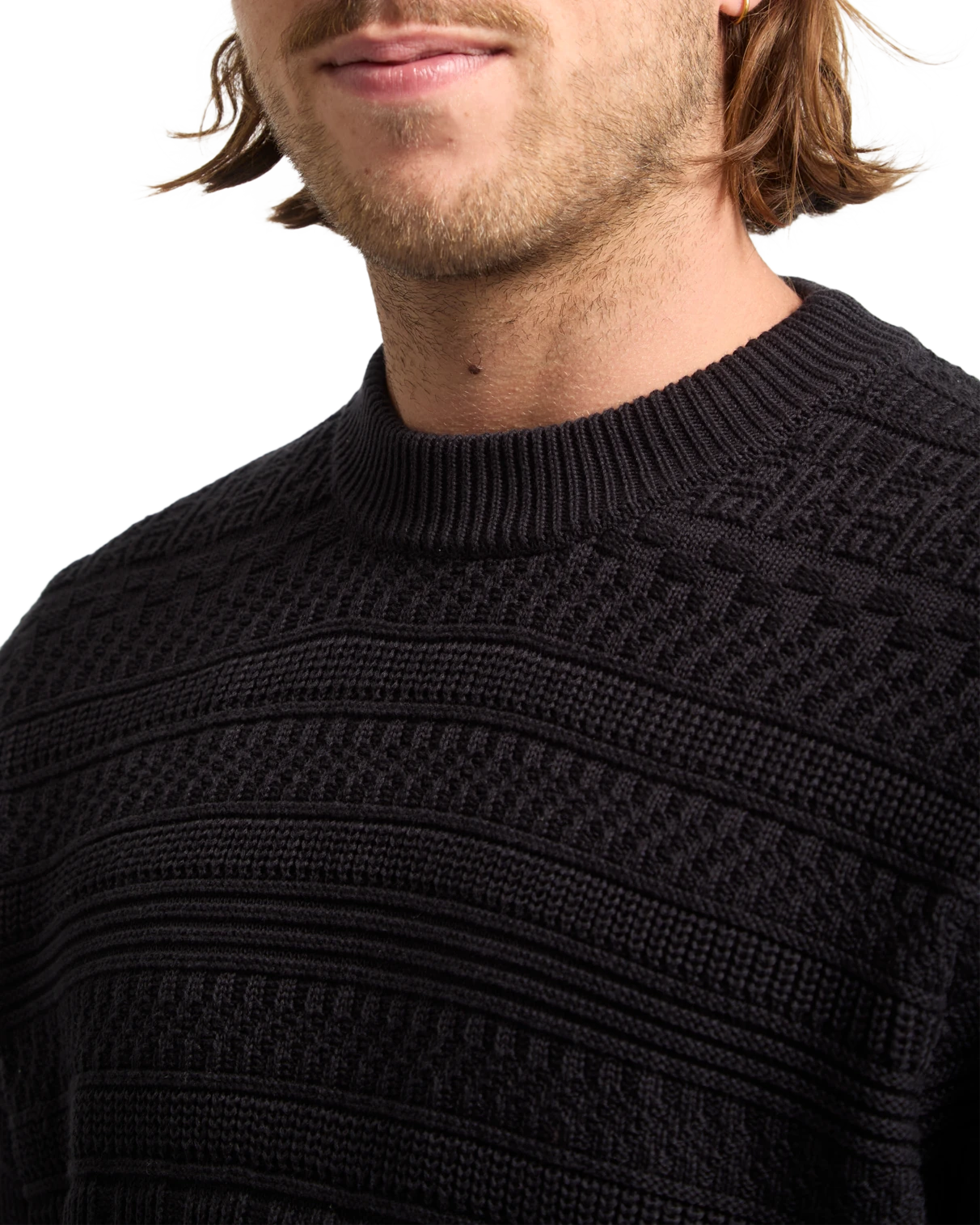 Volcom Dreamdeker jersey hombre detail 2 | Black