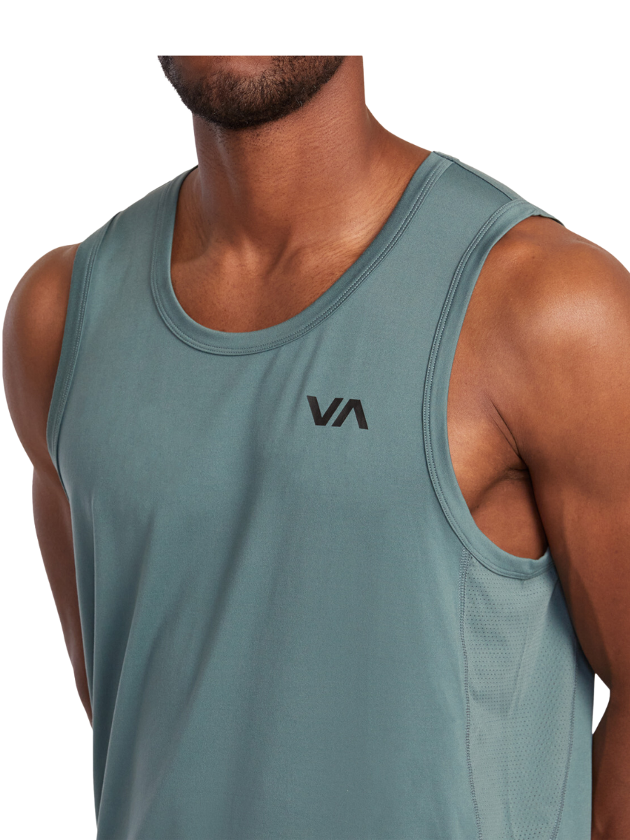 Camiseta sin mangas RVCA Sport Vent SL - Pine Grey