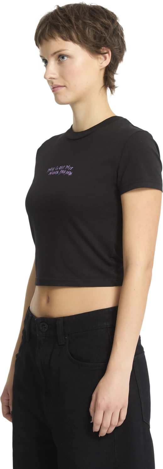 Volcom Moove On camiseta manga corta mujer detail 6 | Black