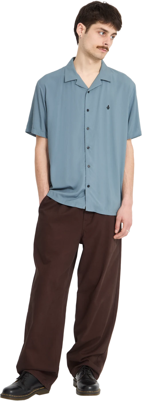 Volcom SINGLE STONE SS camisas hombre detail 4 | Tradewinds