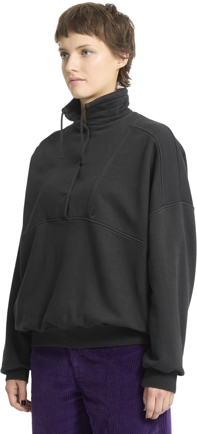 Volcom Reetrostone sudadera mujer detail 6 | Vintage Black